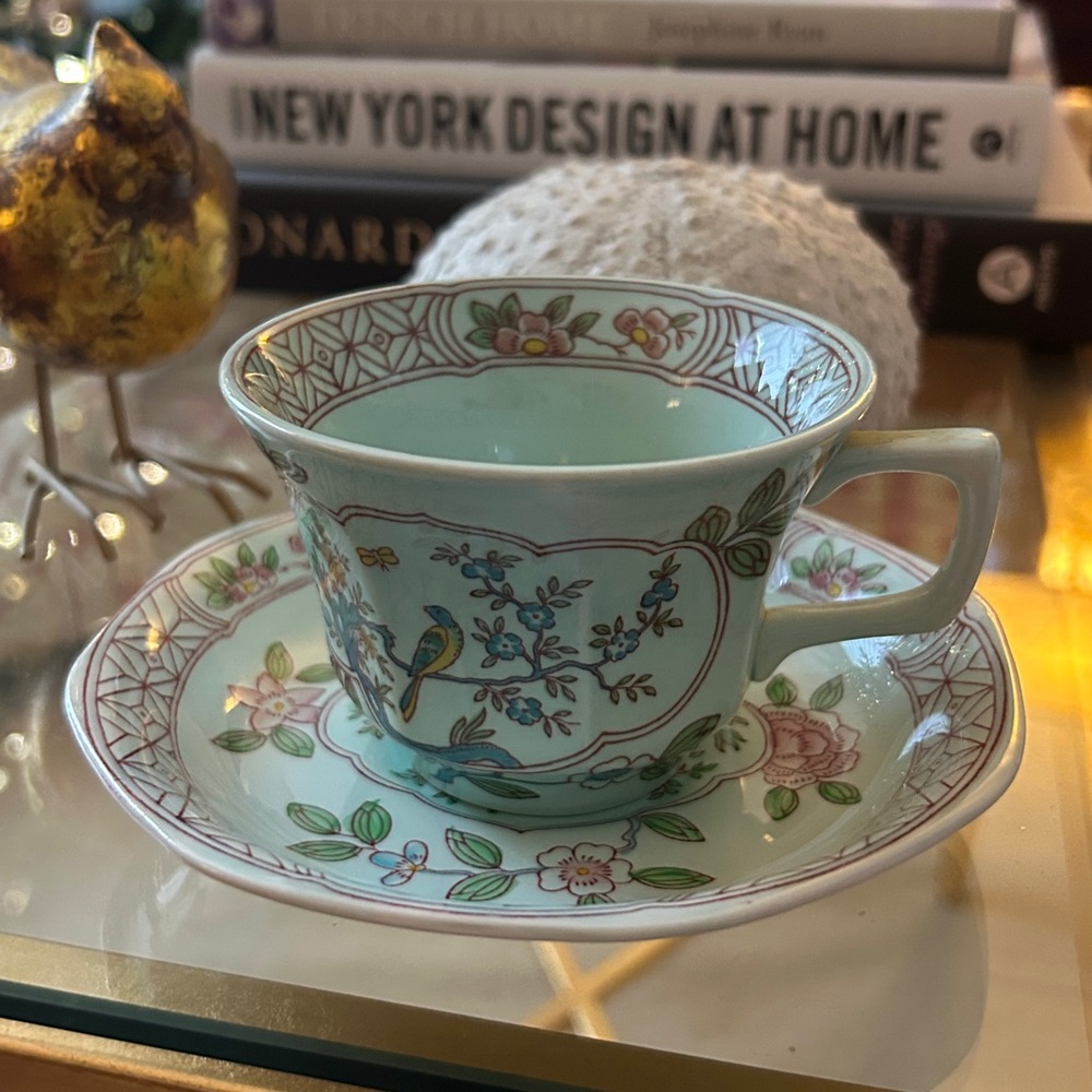 Adams Calyx Ware Singapore Teacup and Saucer